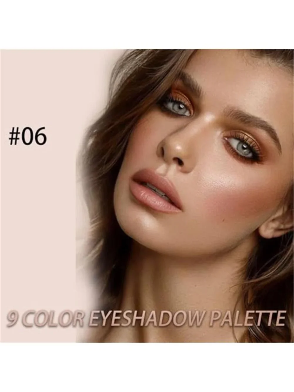 Neutral Nude Brown Smokey Eye Shadow Palette,Rose Gold Bronze Naked